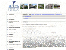 Tablet Screenshot of dippg.cefet-rj.br